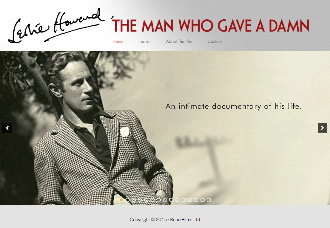 responsive movie website
